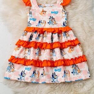 Bluey Print Kids Dress